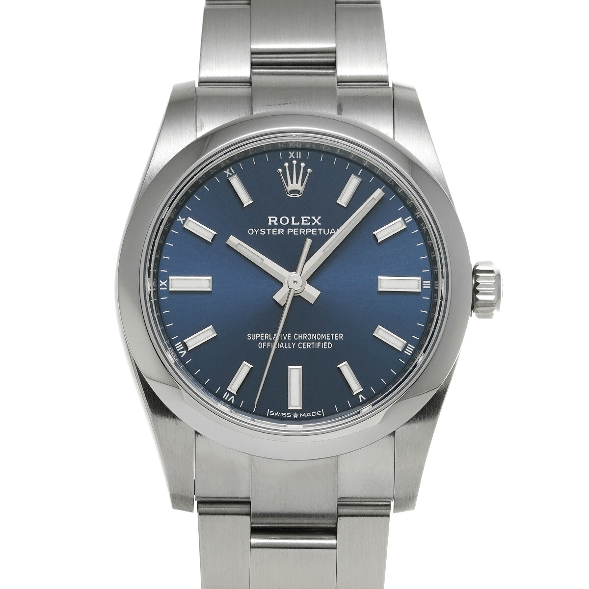 【~7/26 最大5万円クーポン】ロレックス ROLEX オイスターパーペチュアル 34 124200 ランダムシリアル ブライトブルー ユニセックス 腕時計 ロレックス 時計 高級腕時計 ブランド 【ローン48回払い無金利】【中古】|ウォッチニアン ブランド品専門店