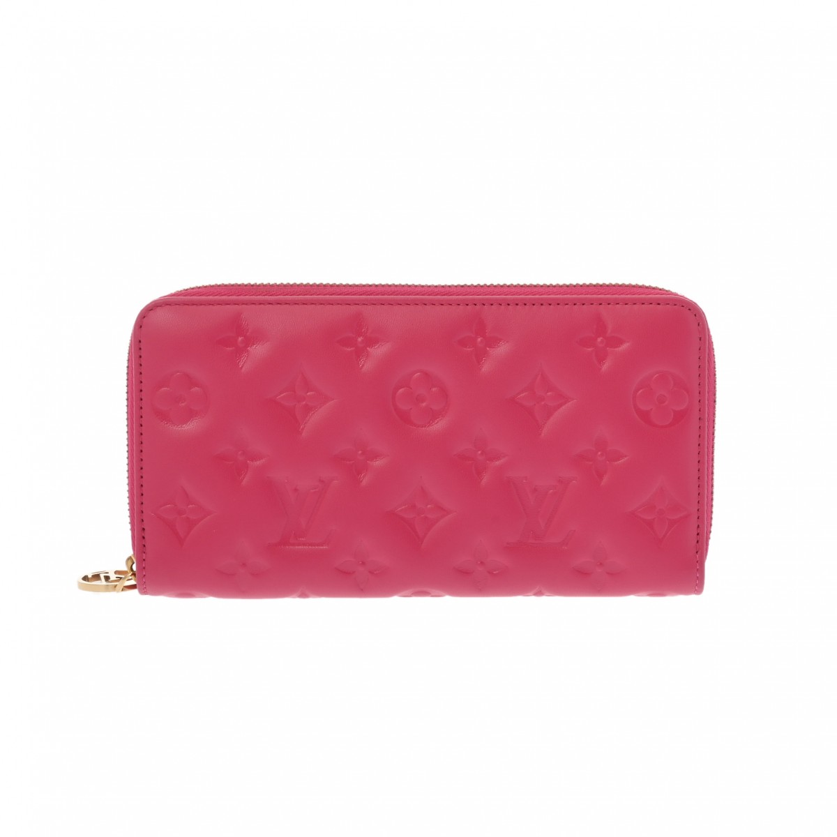 【~7/26 最大5万円クーポン】ルイ ヴィトン LOUIS VUITTON モノグラム エンボス ジッピーウォレット ブーゲンビリア M82737 ラムレザー レディース 長財布 ルイ ヴィトン 財布 ブランド 【ローン48回払い無金利】【中古】|ウォッチニアン ブランド品専門店