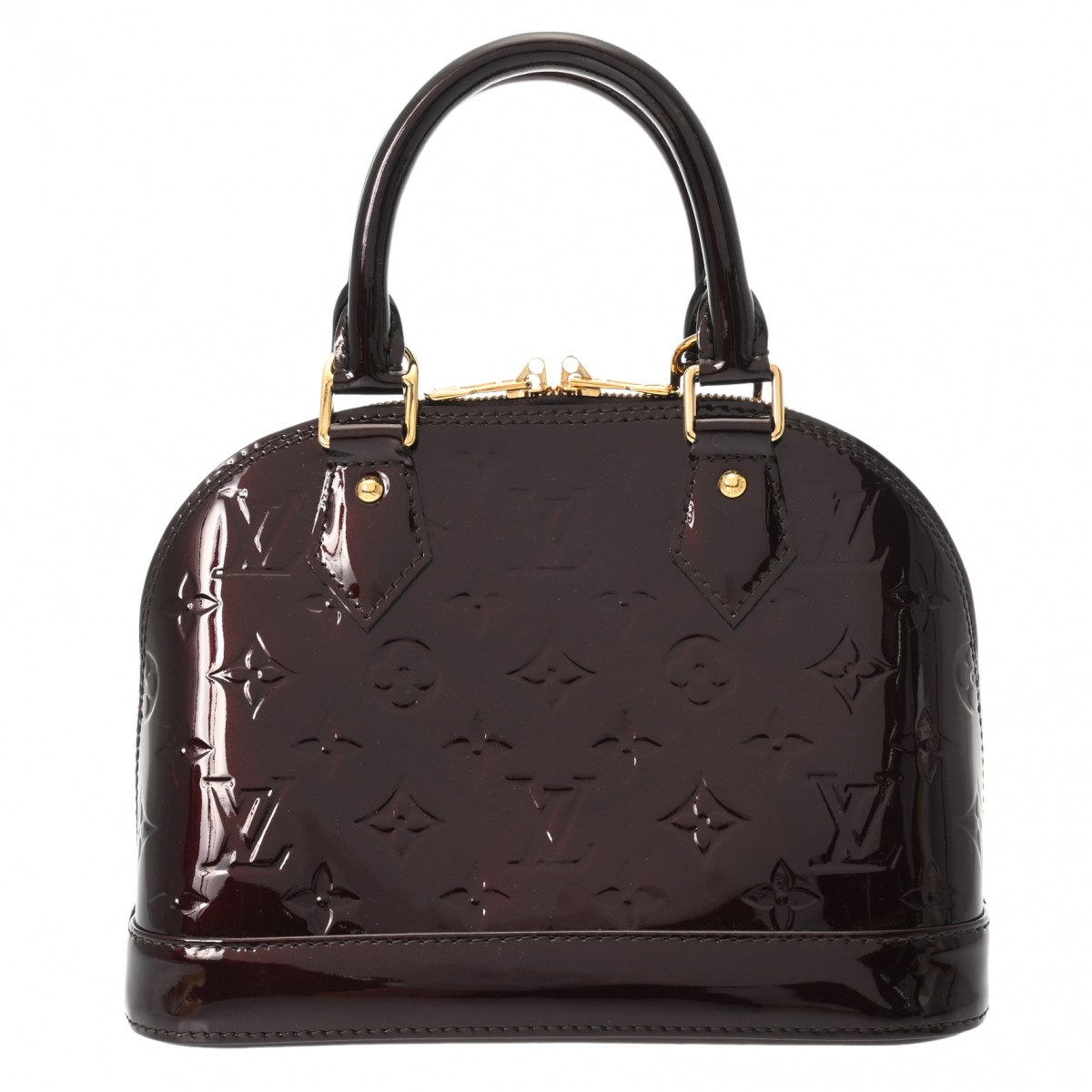【～7/26 最大5万円クーポン】ルイ ヴィトン LOUIS VUITTON アルマ BB アマラント M91678 モノグラムヴェルニ レディース 2WAYバッグ ヴィトンバッグ バック ブランド 【ローン48回払い無金利】【中古】｜ウォッチニアン ブランド品専門店