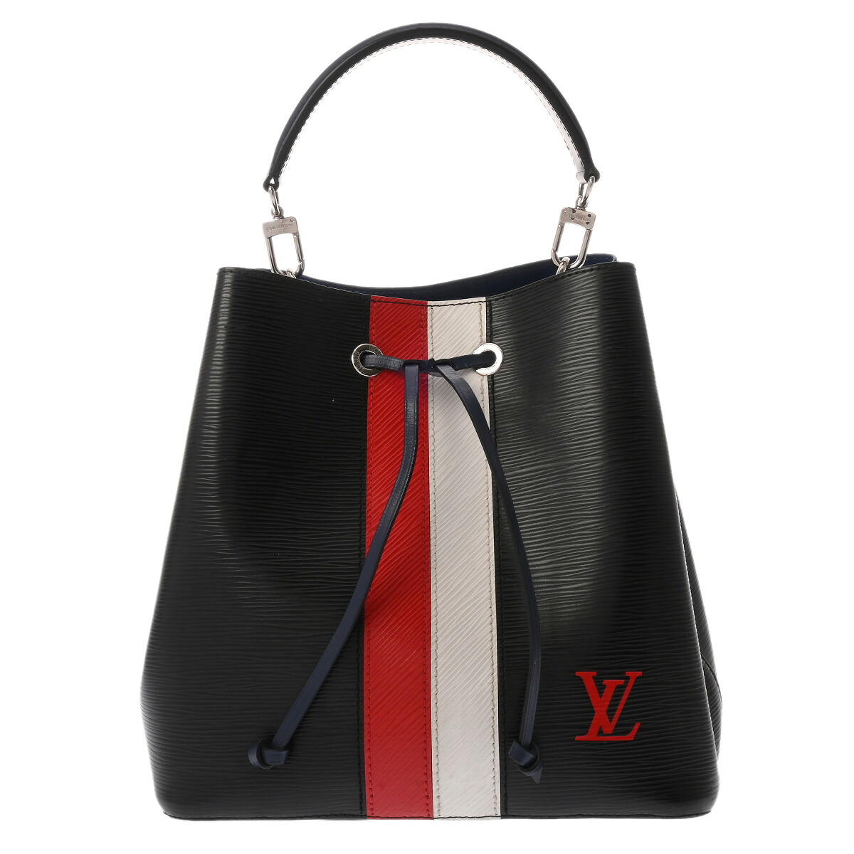 ルイ ヴィトン LOUIS VUITTON エピ ネオノエ ノワール M52161 なめし革 レディース ショルダーバッグ ヴィトンバッグ うしろ側 ブランド名 【貸し付け金48回払い無利子】【中古】