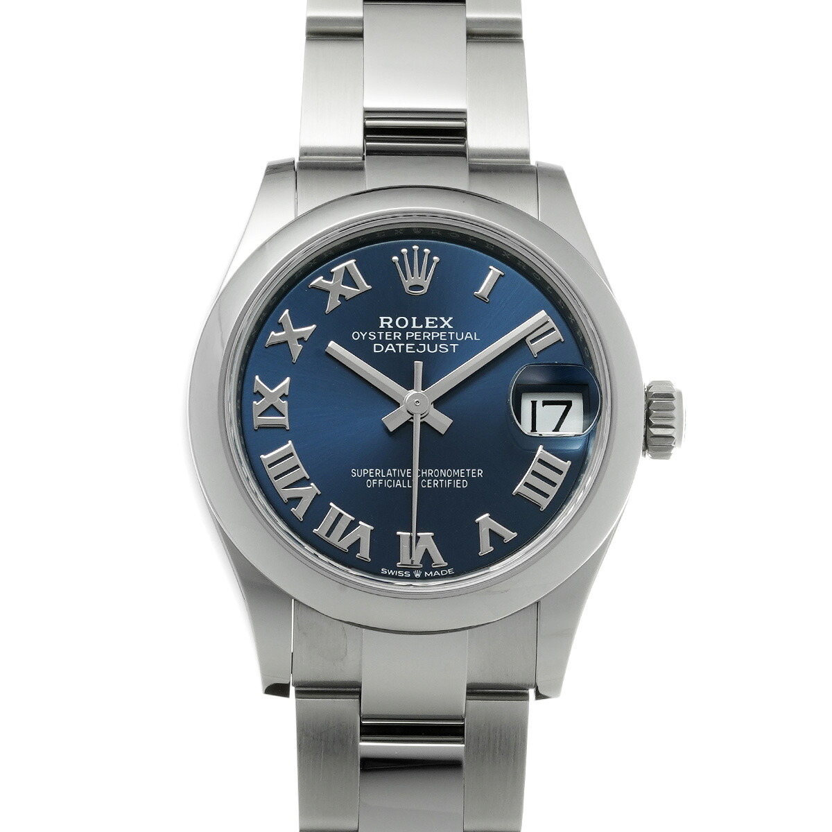 【～7/26 最大5万円クーポン】ロレックス ROLEX デイトジャスト 31 278240 ランダムシリアル ブライトブルー ユニセックス 腕時計 ロレックス 時計 高級腕時計 ブランド 【ローン48回払い無金利】【中古】｜ウォッチニアン ブランド品専門店 547,200円