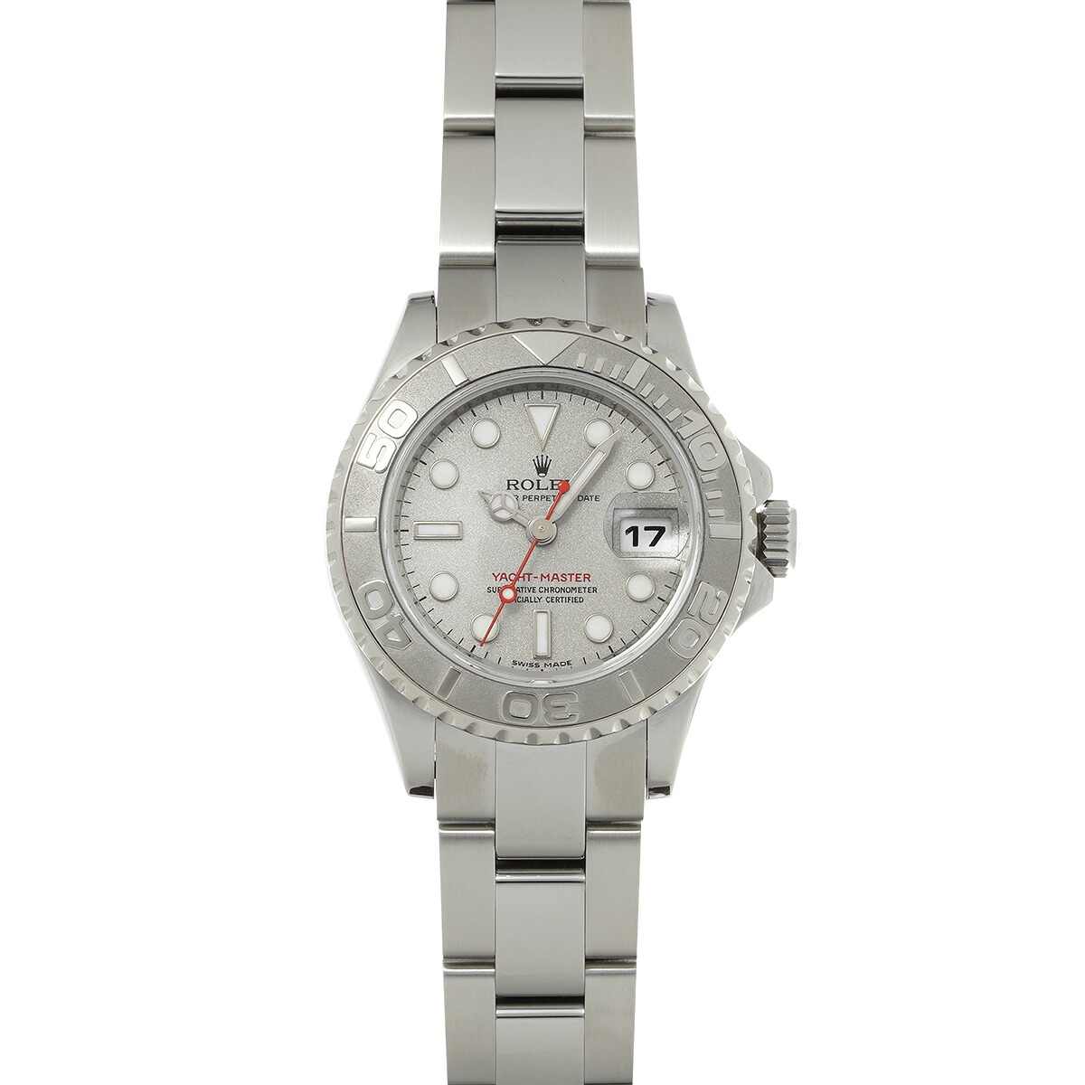 【～7/26 最大5万円クーポン】ロレックス ROLEX ヨットマスター レディース 169622 G番(2011年頃製造) グレー レディース 腕時計 ロレックス 時計 高級腕時計 ブランド 【ローン48回払い無金利】【中古】｜ウォッチニアン ブランド品専門店