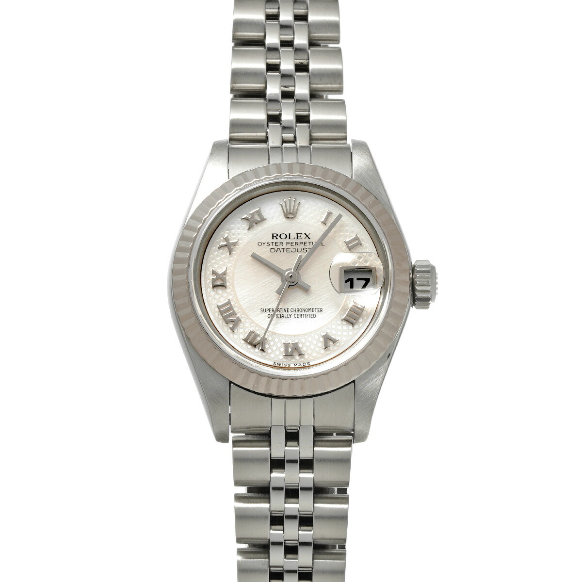 【~7/26 最大5万円クーポン】ロレックス ROLEX デイトジャスト 79174NRD Y番(2002年頃製造) ホワイトシェル レディース 腕時計 ロレックス 時計 高級腕時計 ブランド 【ローン48回払い無金利】【中古】|ウォッチニアン ブランド品専門店