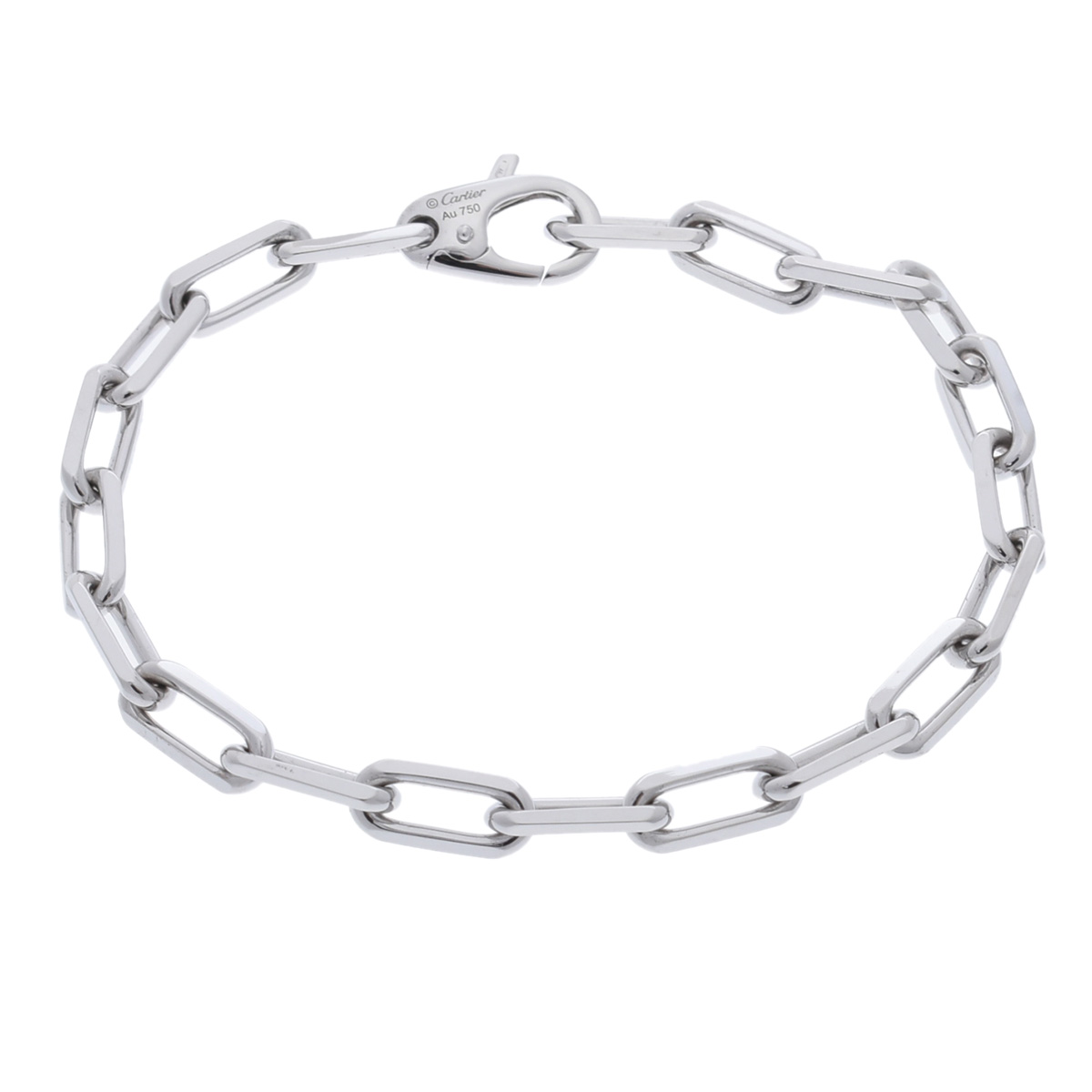 カルティエ CARTIER サントスドゥ ブレスレット K18ホワイトゴールド WG レディース ブレスレット カルティエ 【ローン48回払い無金利】【中古】｜ウォッチニアン ブランド品専門店 394,110円