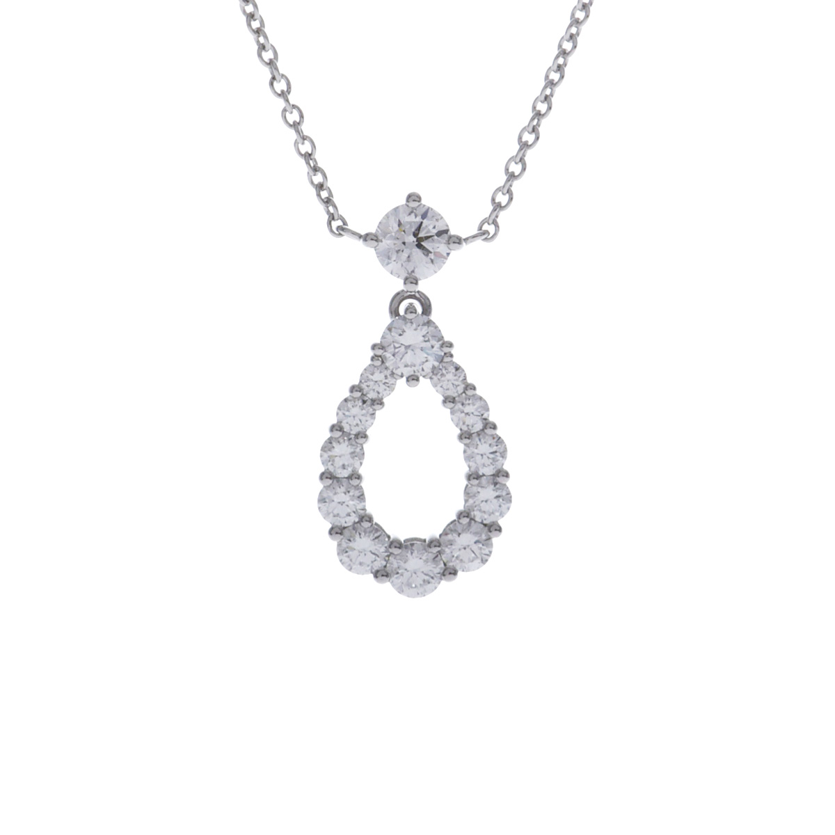 ハリー ウィンストン HARRY WINSTON ループ ネックレス ミディアム PEDPPLMDLP Pt950プラチナ ダイヤモンド レディース ネックレス ハリー ウィンストン 【ローン48回払い無金利】【中古】｜ウォッチニアン ブランド品専門店