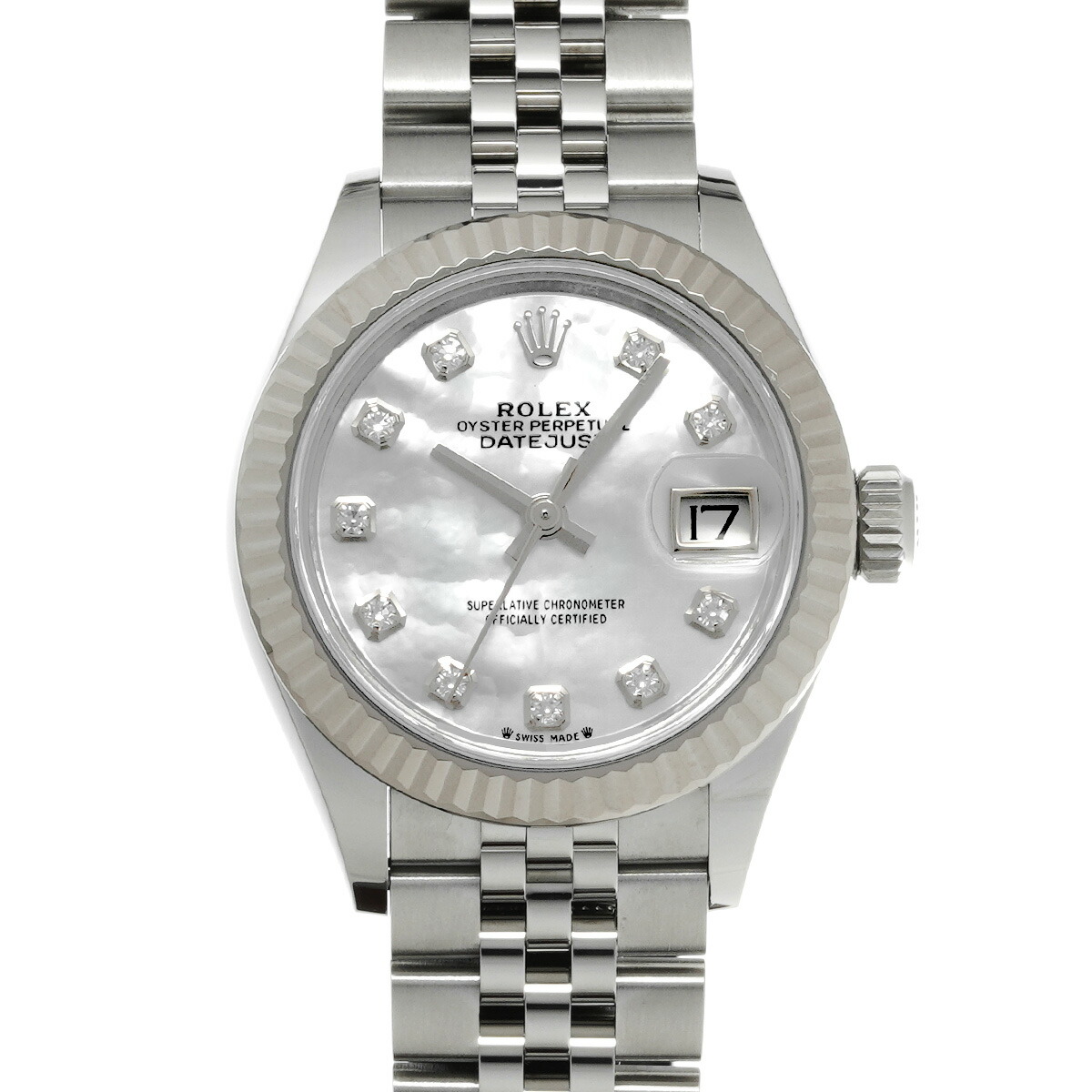 【~7/26 最大5万円クーポン】ロレックス ROLEX デイトジャスト 279174G ランダムシリアル ホワイトシェル/ダイヤモンド レディース 腕時計 ロレックス 時計 高級腕時計 ブランド 【ローン48回払い無金利】【中古】|ウォッチニアン ブランド品専門店