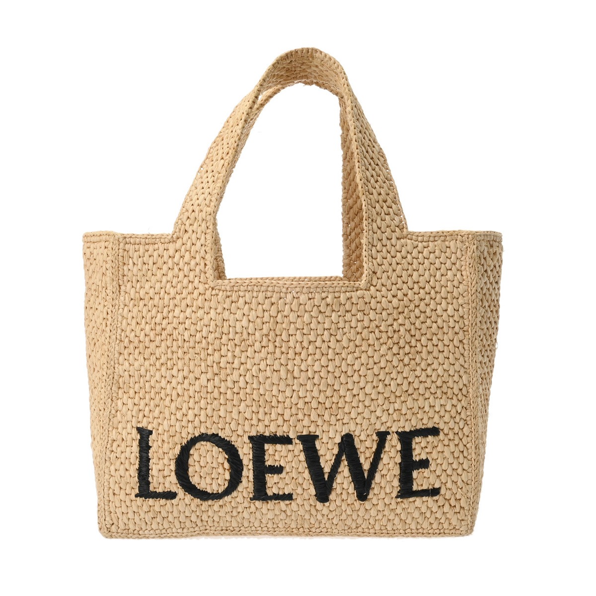 ロエベ LOEWE フォント トート スモール ナチュラル A685B59X3 ラフィア レディース ハンドバッグ ロエベ ハンドバッグ バック ブランド 【ローン48回払い無金利】【中古】|ウォッチニアン ブランド品専門店