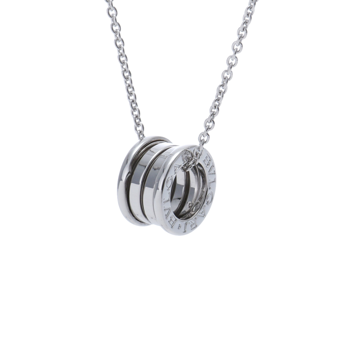 【～7/26 最大5万円クーポン】ブルガリ BVLGARI B-ZERO1 ネックレス K18ホワイトゴールド WG レディース ネックレス ブルガリ 【ローン48回払い無金利】【中古】｜ウォッチニアン ブランド品専門店