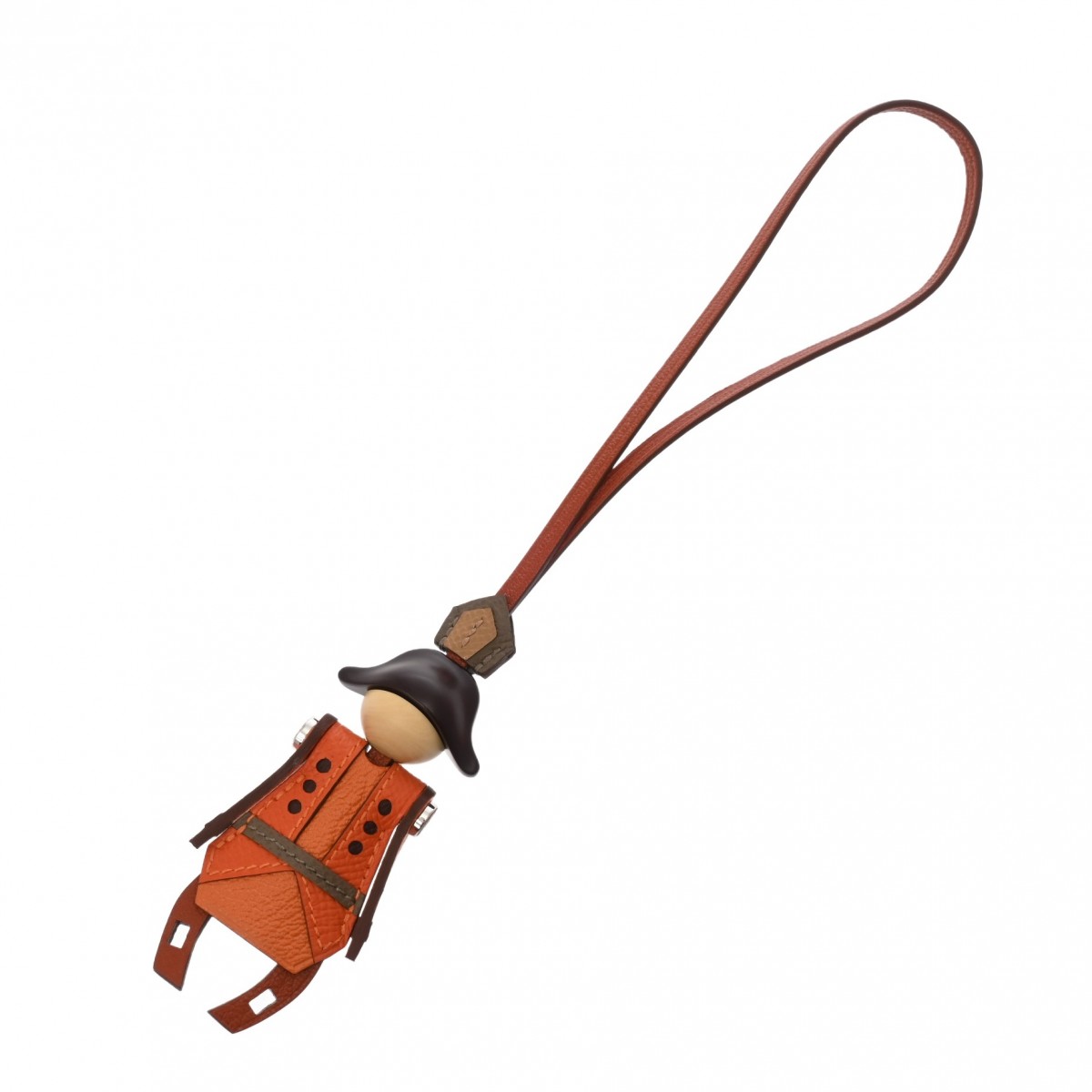 【~7/26 最大5万円クーポン】エルメス HERMES バッグチャーム 花火師 キュイーブル/フー/オレンジ/エトゥープ/ビスキュイ/ルージュセリエ ヴォーエプソン/シェーブル ユニセックス バッグチャーム エルメス 【ローン48回払い無金利】【未使用】|ウォッチニアン ブランド品専門店