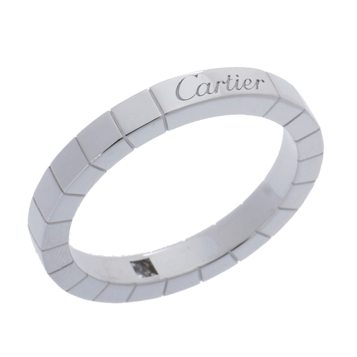 【~7/26 最大5万円クーポン】カルティエ CARTIER ラニエールリング #58 1PD K18ホワイトゴールド WG ダイヤモンド レディース リング・指輪 カルティエ 【ローン48回払い無金利】【中古】|ウォッチニアン ブランド品専門店