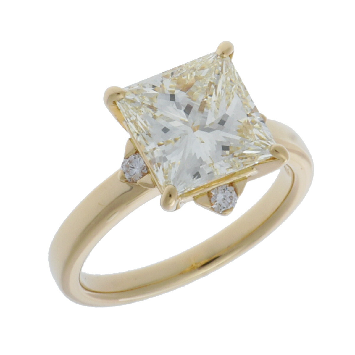 【~7/26 最大5万円クーポン】タサキ TASAKI プリンセスカット ダイヤリング 4.03ct K18イエローゴールド YG ダイヤモンド/ダイヤモンド レディース リング・指輪 タサキ 【ローン48回払い無金利】【中古】|ウォッチニアン ブランド品専門店
