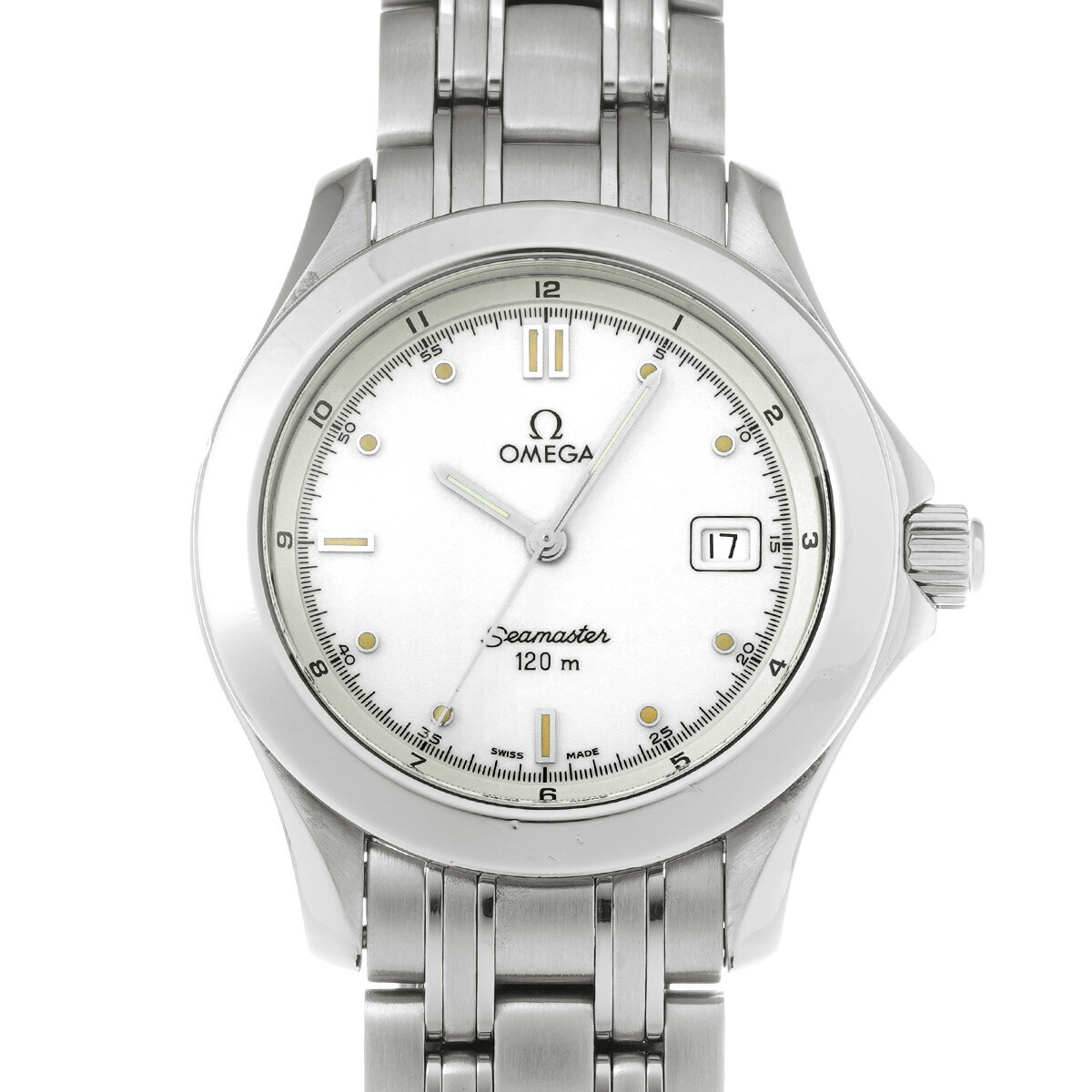 ゼロ OMEGA シーマスター 120 2511.20 白いこと メンズ ウォッチ ゼロ 時辰儀 御前上等ウォッチ ブランド名 【貸し付け金48回払い無利率】【中古】