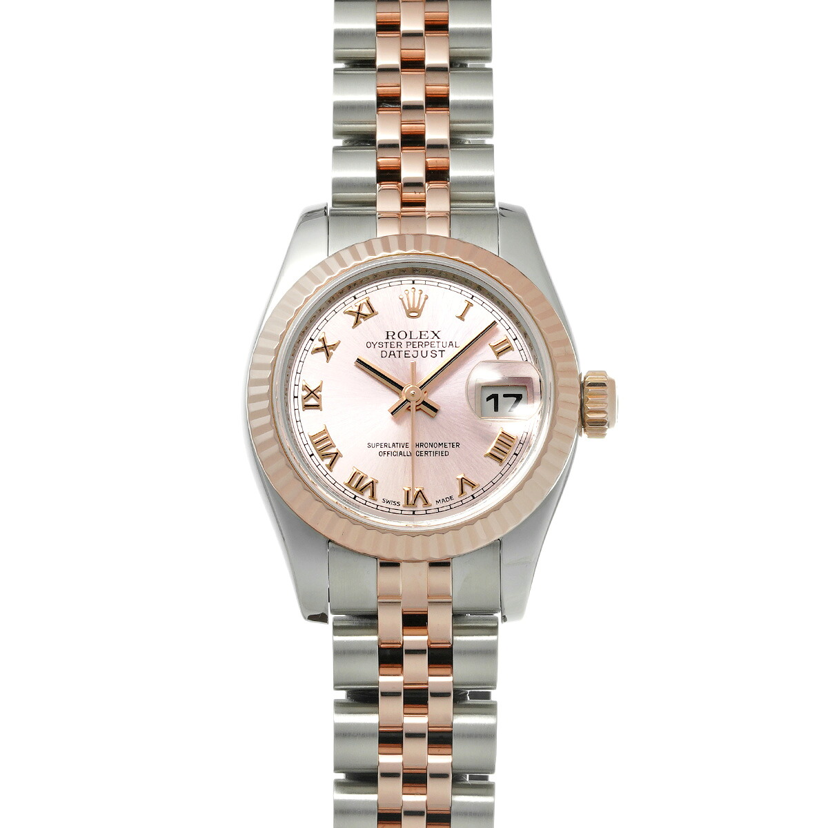 【~7/26 最大5万円クーポン】ロレックス ROLEX デイトジャスト 26 179171 D番(2005年頃製造) ピンク レディース 腕時計 ロレックス 時計 高級腕時計 ブランド 【ローン48回払い無金利】【中古】|ウォッチニアン ブランド品専門店