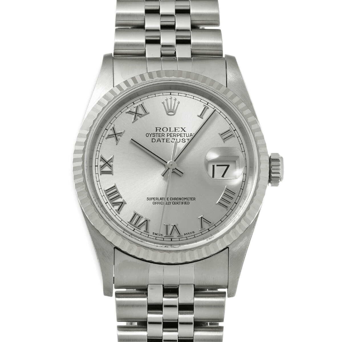【～7/26 最大5万円クーポン】ロレックス ROLEX デイトジャスト 36 16234 P番(2001年頃製造) シルバー メンズ 腕時計 ロレックス 時計 高級腕時計 ブランド 【ローン48回払い無金利】【中古】｜ウォッチニアン ブランド品専門店