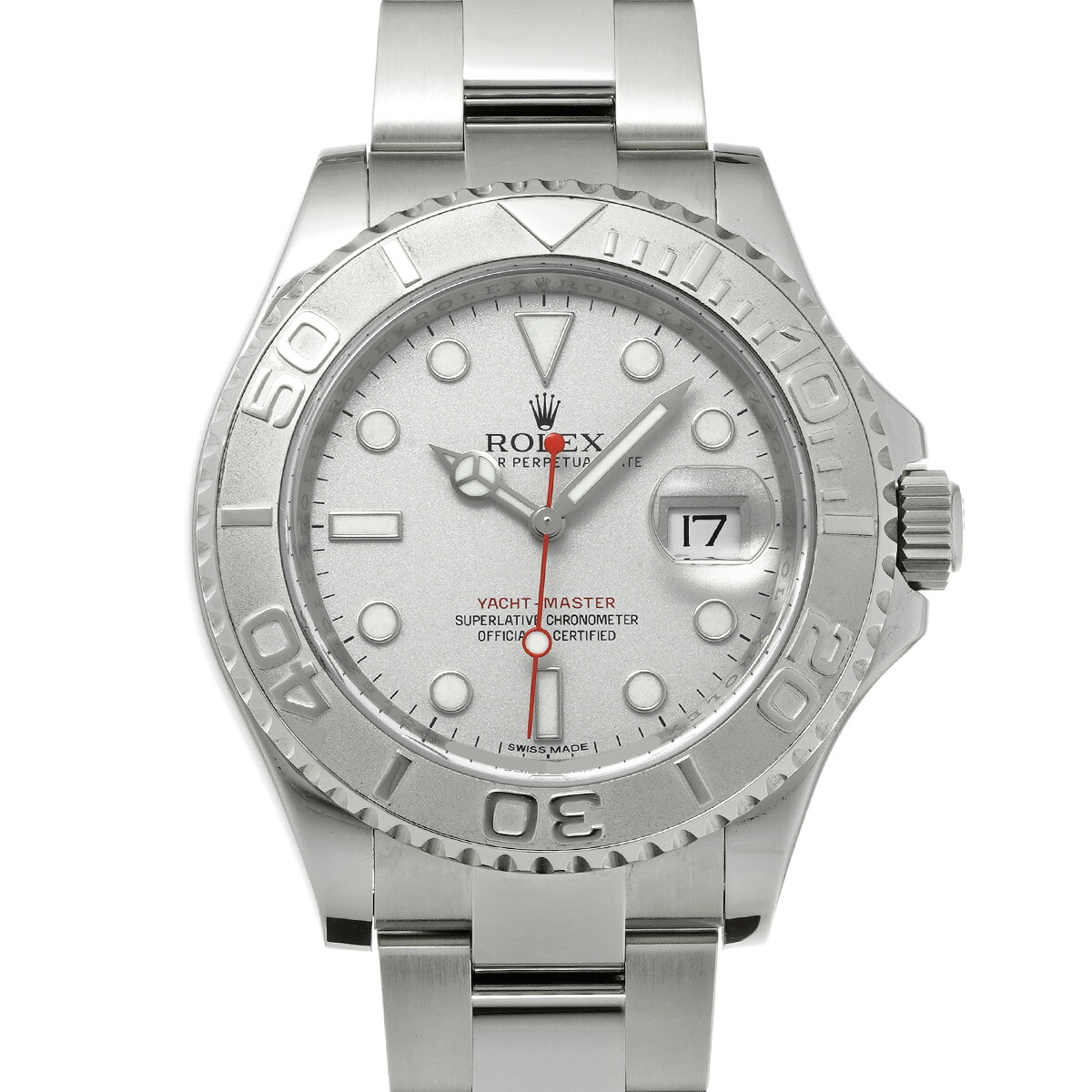 【～7/26 最大5万円クーポン】ロレックス ROLEX ヨットマスター 40 116622 ランダムシリアル グレー メンズ 腕時計 ロレックス 時計 高級腕時計 ブランド 【ローン48回払い無金利】【中古】｜ウォッチニアン ブランド品専門店