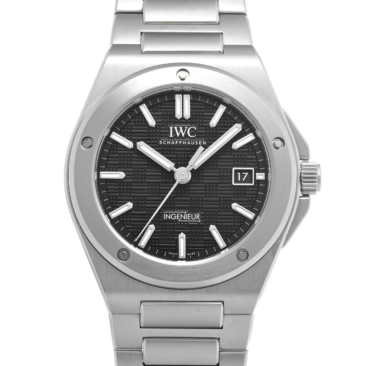 IWC インヂュニア オート 40 IW328901 ブラック メンズ 腕時計 IWC 時計 高級腕時計 ブランド 【ローン48回払い無金利】【中古】｜ウォッチニアン ブランド品専門店 703,200円