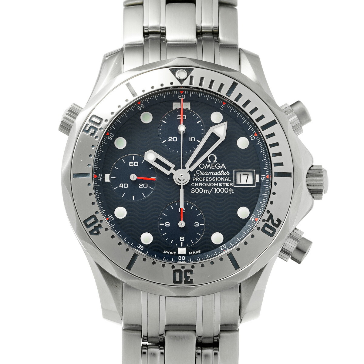 ゼロ OMEGA シーマスター 職業的 300 クロノグラフ 2598.80 米国海軍 メンズ ウオッチ ゼロ 時辰儀 飛び切りウオッチ ブランド名 【貸し付け金48回払い無利子】【中古】