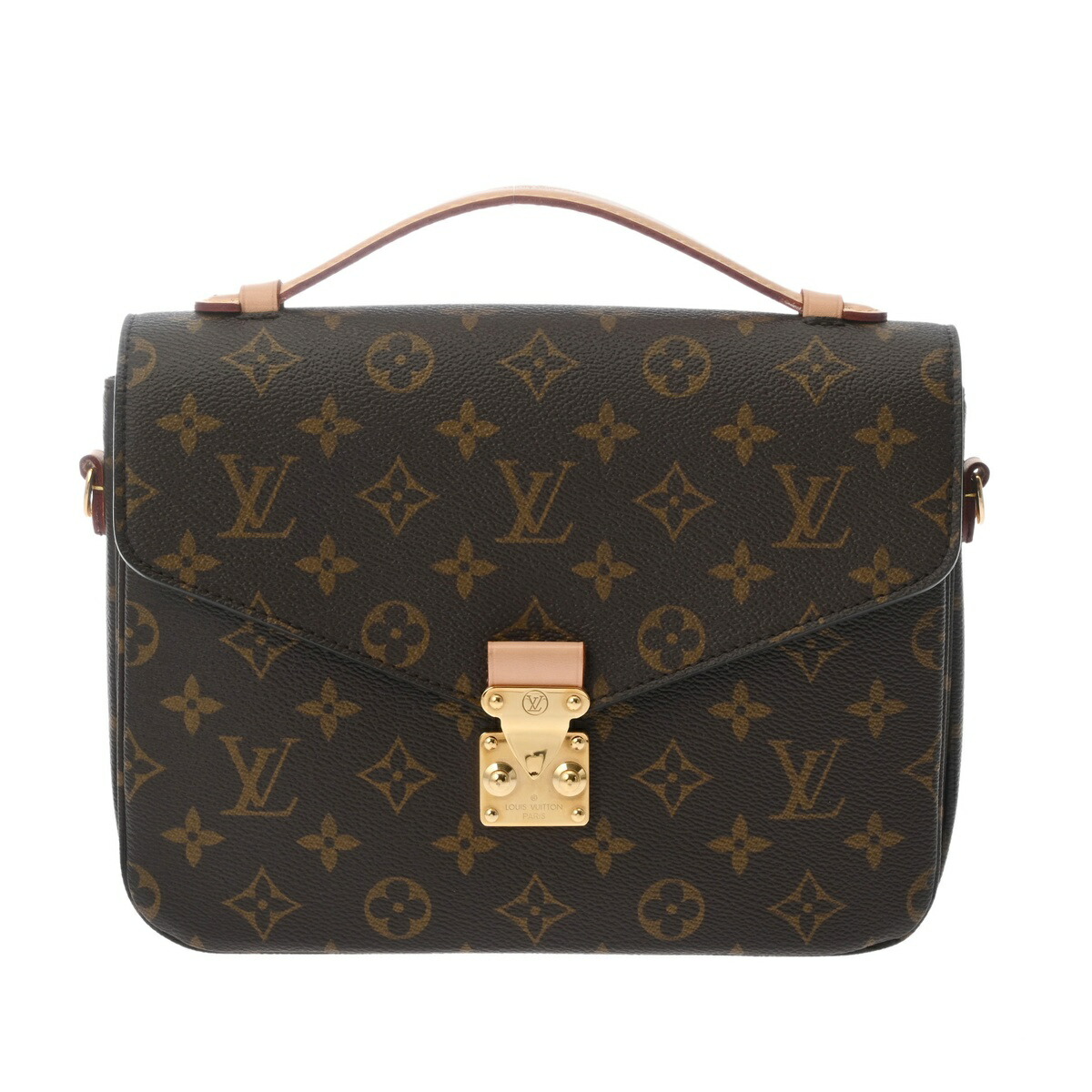 【～7/26 最大5万円クーポン】ルイ ヴィトン LOUIS VUITTON モノグラム ポシェットメティス MM ブラウン M44875 モノグラムキャンバス レディース ハンドバッグ ヴィトンバッグ バック ブランド 【ローン48回払い無金利】【中古】｜ウォッチニアン ブランド品専門店