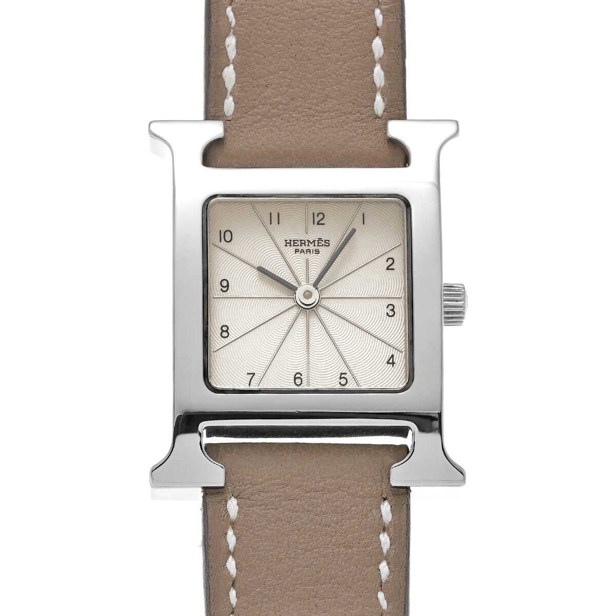 エルメス HERMES Hウォッチ HH1.210 シルバー レディース 腕時計 エルメス 時計 高級腕時計 ブランド 【ローン48回払い無金利】【中古】｜ウォッチニアン ブランド品専門店