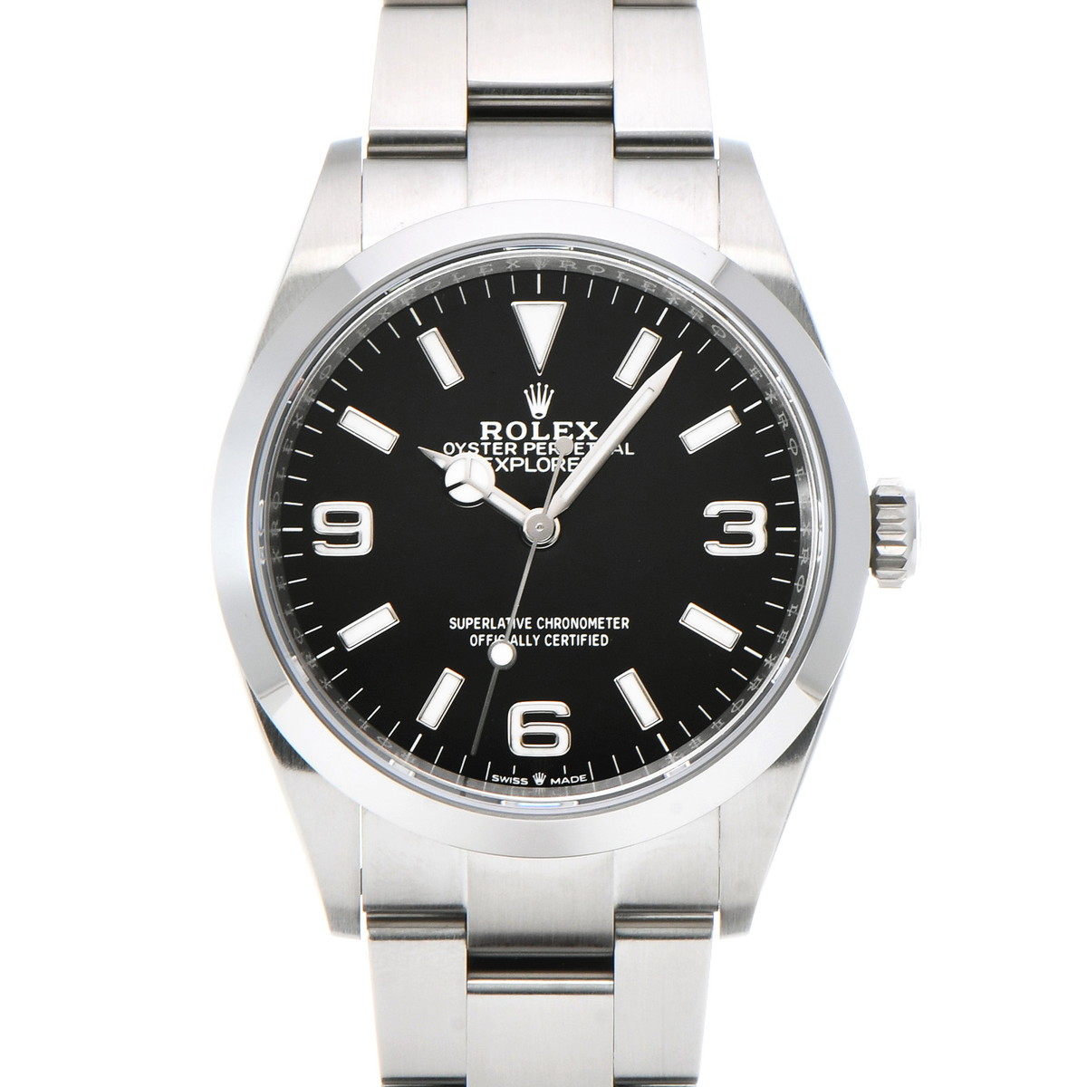 ロレックス ROLEX エクスプローラー 36 124270 ブラック メンズ 腕時計 ロレックス 時計 高級腕時計 ブランド 【ローン48回払い無金利】【中古】｜ウォッチニアン ブランド品専門店