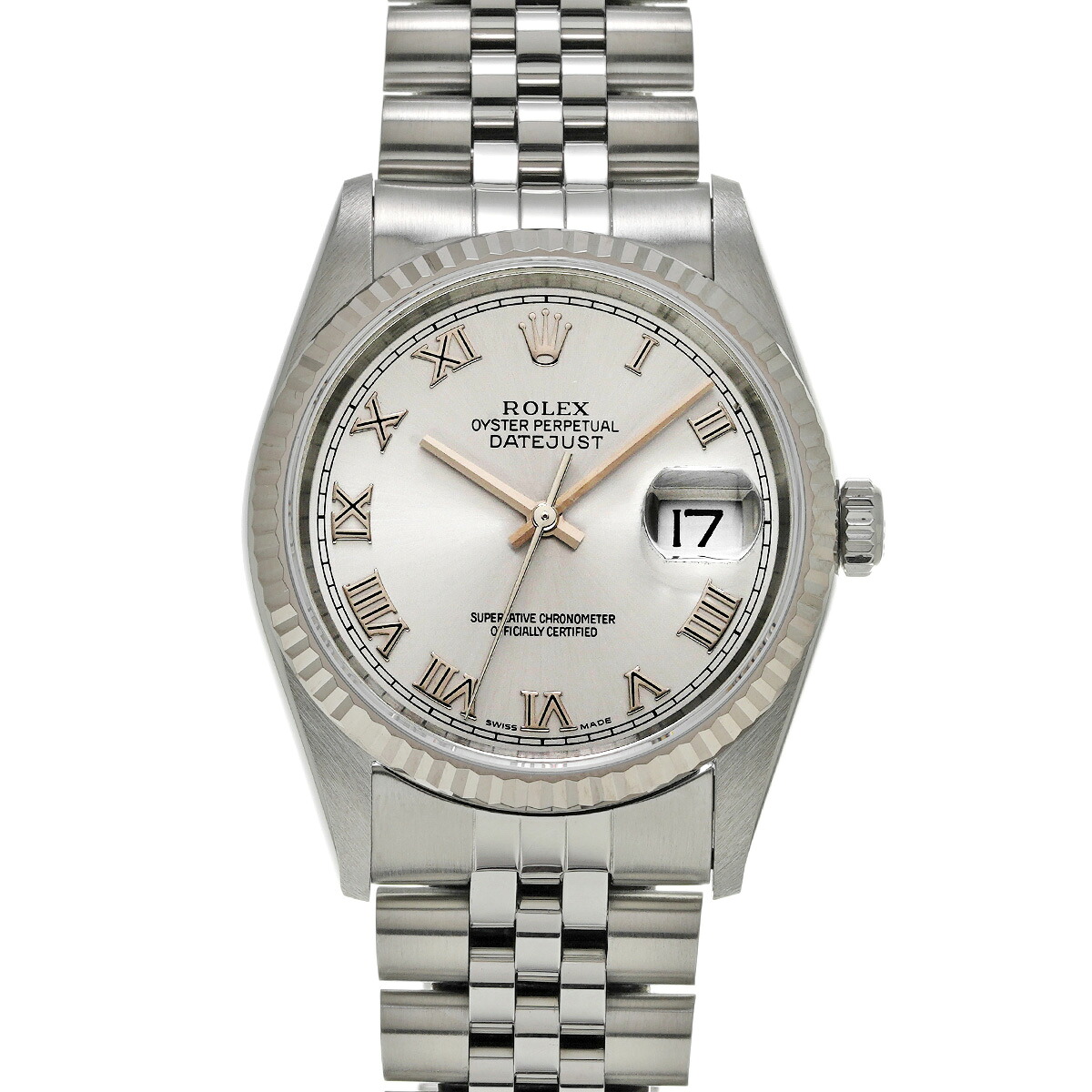 【~7/26 最大5万円クーポン】ロレックス ROLEX デイトジャスト 16234 T番(1996年頃製造) グレー メンズ 腕時計 ロレックス 時計 高級腕時計 ブランド 【ローン48回払い無金利】【中古】|ウォッチニアン ブランド品専門店