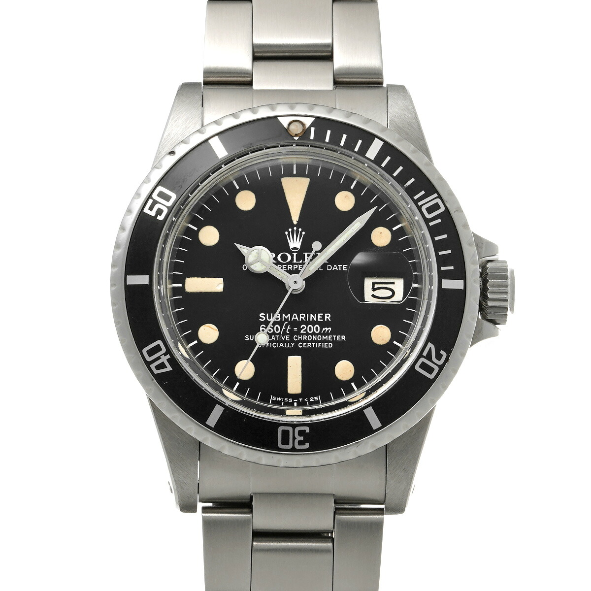 ロレックス ROLEX サブマリーナ デイト 1680 5.7M番台(1978年頃製造) ブラック メンズ 腕時計 ロレックス 時計 高級腕時計 ブランド 【ローン48回払い無金利】【中古】｜ウォッチニアン ブランド品専門店