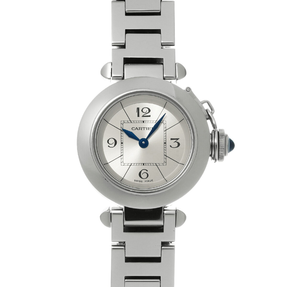 カルティエ CARTIER ミスパシャ W3140007 シルバー レディース 腕時計 カルティエ 時計 高級腕時計 ブランド 【ローン48回払い無金利】【中古】｜ウォッチニアン ブランド品専門店