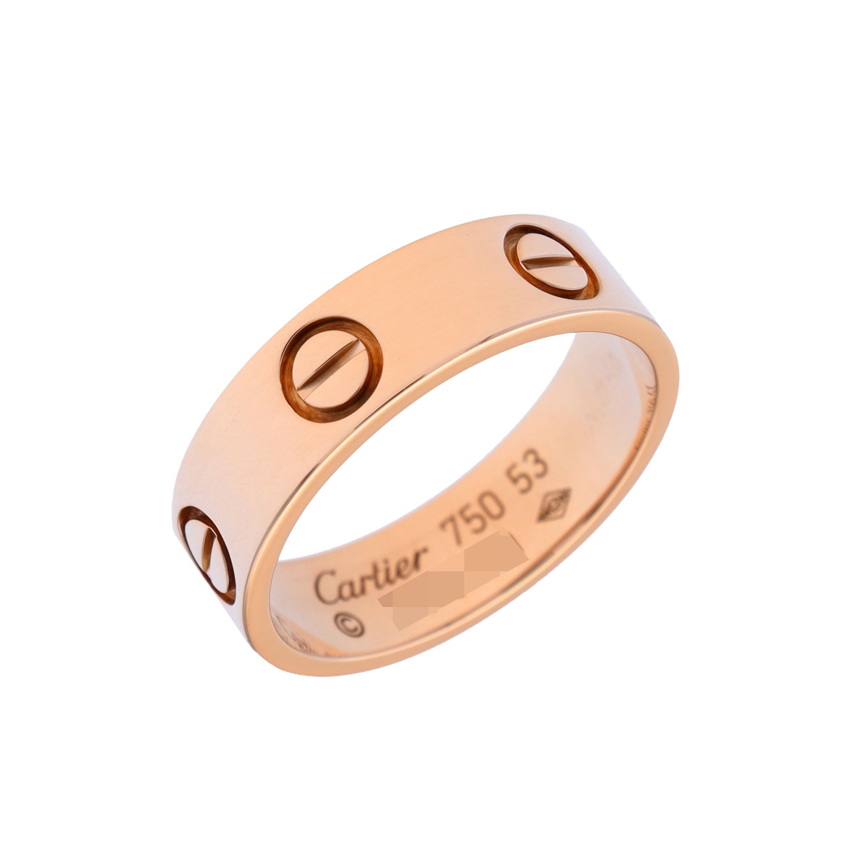 カルティエ CARTIER ラブリング #53 K18ピンクゴールド PG レディース リング・指輪 カルティエ 【ローン48回払い無金利】【中古】｜ウォッチニアン ブランド品専門店