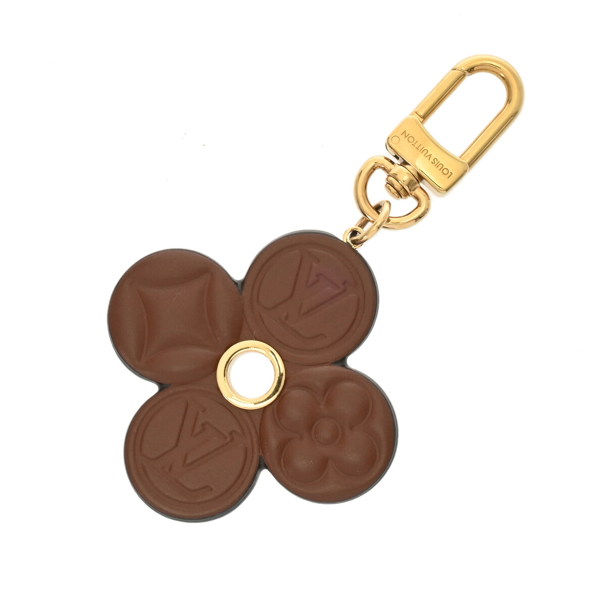 ルイ ヴィトン LOUIS VUITTON バッグチャーム チョコレートフラワー ブラウン M02197 レザー ユニセックス キーホルダー ルイ ヴィトン 【ローン48回払い無金利】【中古】|ウォッチニアン ブランド品専門店