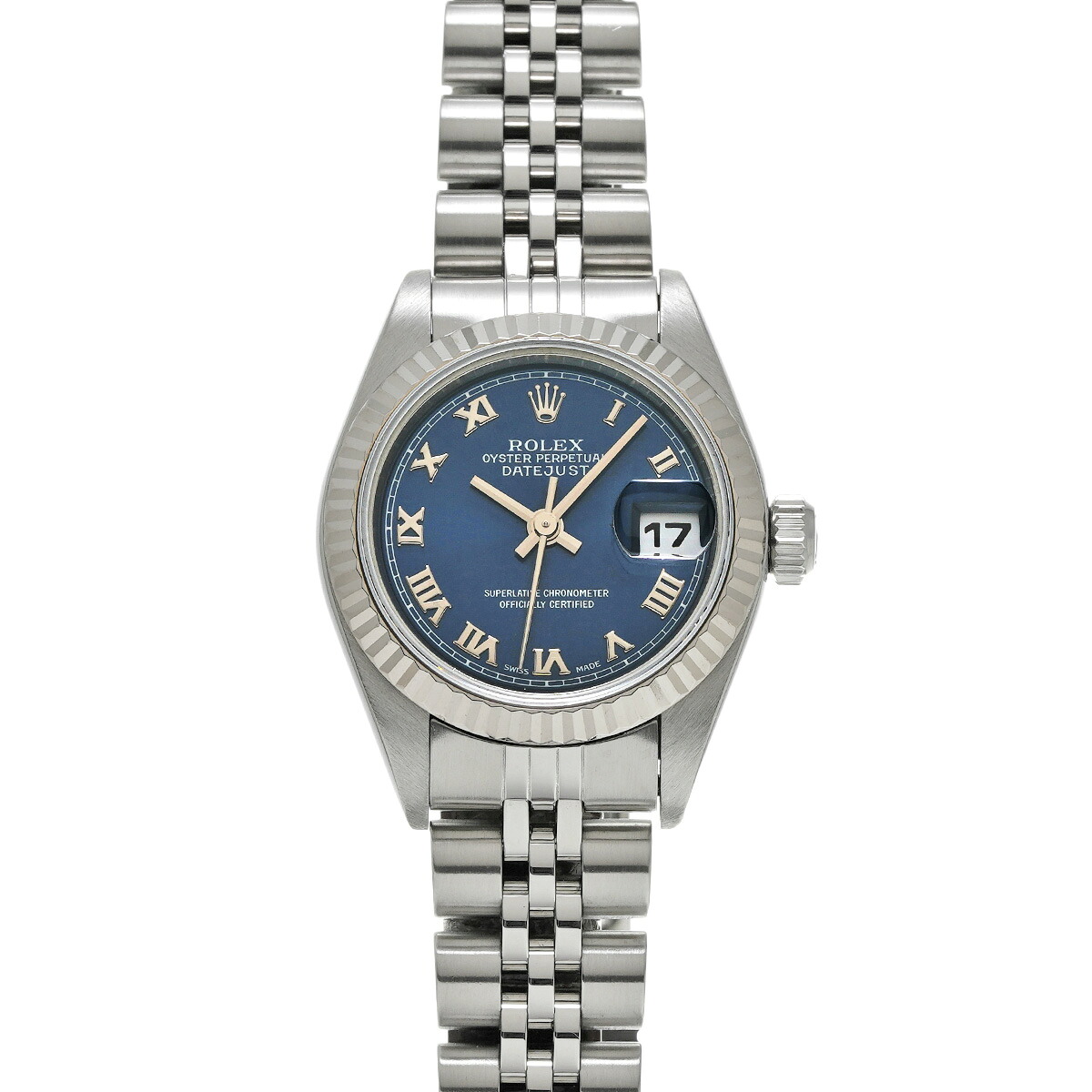 ロレックス ROLEX デイトジャスト 69174 A番(1999年頃製造) ブルー レディース 腕時計 ロレックス 時計 高級腕時計 ブランド 【ローン48回払い無金利】【中古】｜ウォッチニアン ブランド品専門店