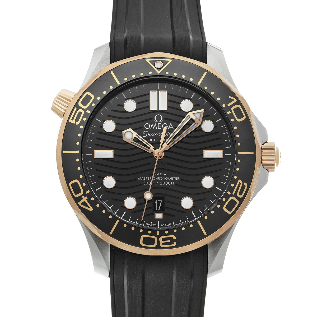 【~7/26 最大5万円クーポン】オメガ OMEGA シーマスター ダイバー300 コーアクシャル マスタークロノメーター 210.22.42.20.01.002 ブラック メンズ 腕時計 オメガ 時計 高級腕時計 ブランド 【ローン48回払い無金利】【中古】|ウォッチニアン ブランド品専門店