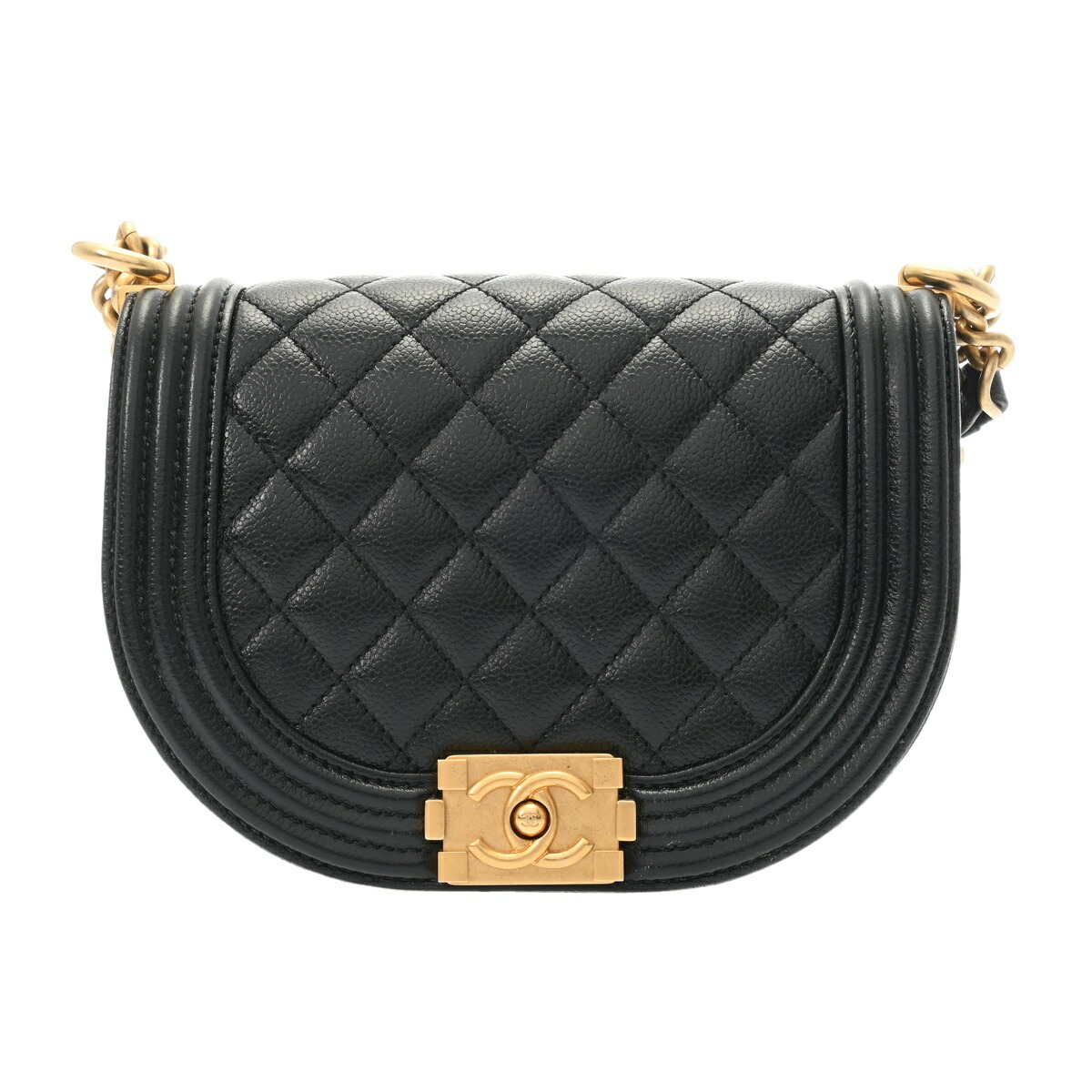 【~7/26 最大5万円クーポン】シャネル CHANEL ボーイシャネル スモール フラップバッグ ブラック AS3350 グレインドカーフスキン レディース ショルダーバッグ chanel シャネル バッグ バック ブランド 【ローン48回払い無金利】【中古】|ウォッチニアン ブランド品専門店