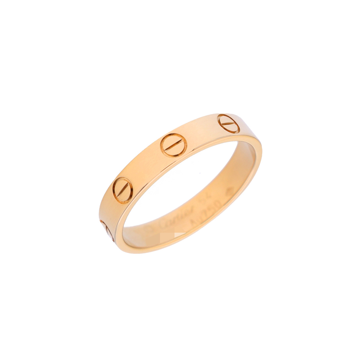 【~7/26 最大5万円クーポン】カルティエ CARTIER ミニラブリング #54 K18イエローゴールド YG レディース リング・指輪 カルティエ 【ローン48回払い無金利】【中古】|ウォッチニアン ブランド品専門店