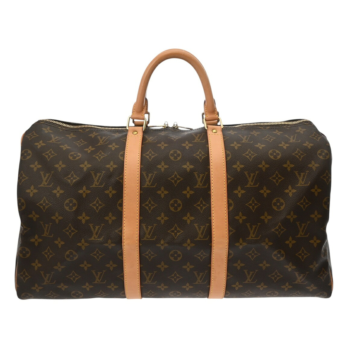 【～7/26 最大5万円クーポン】ルイ ヴィトン LOUIS VUITTON モノグラム キーポル 50 ブラウン M41426 モノグラムキャンバス ユニセックス ボストンバッグ ヴィトンバッグ バック ブランド 【ローン48回払い無金利】【中古】｜ウォッチニアン ブランド品専門店