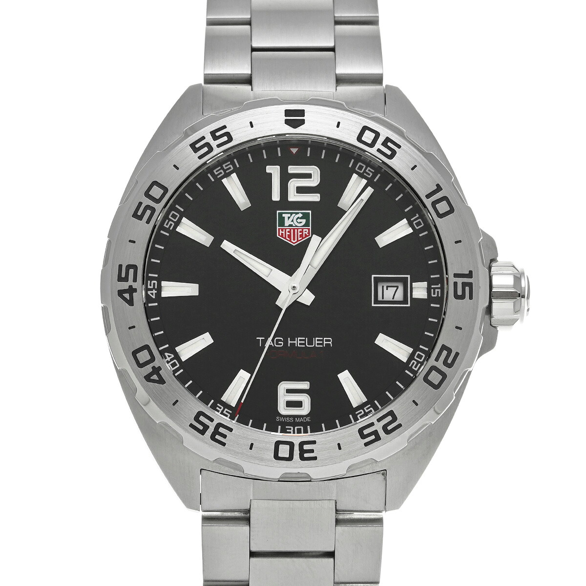 【~7/26 最大5万円クーポン】タグ ホイヤー TAG HEUER フォーミュラ1 クォーツ WAZ1112.BA0875 ブラック メンズ 腕時計 タグ ホイヤー 時計 高級腕時計 ブランド 【ローン48回払い無金利】【中古】|ウォッチニアン ブランド品専門店