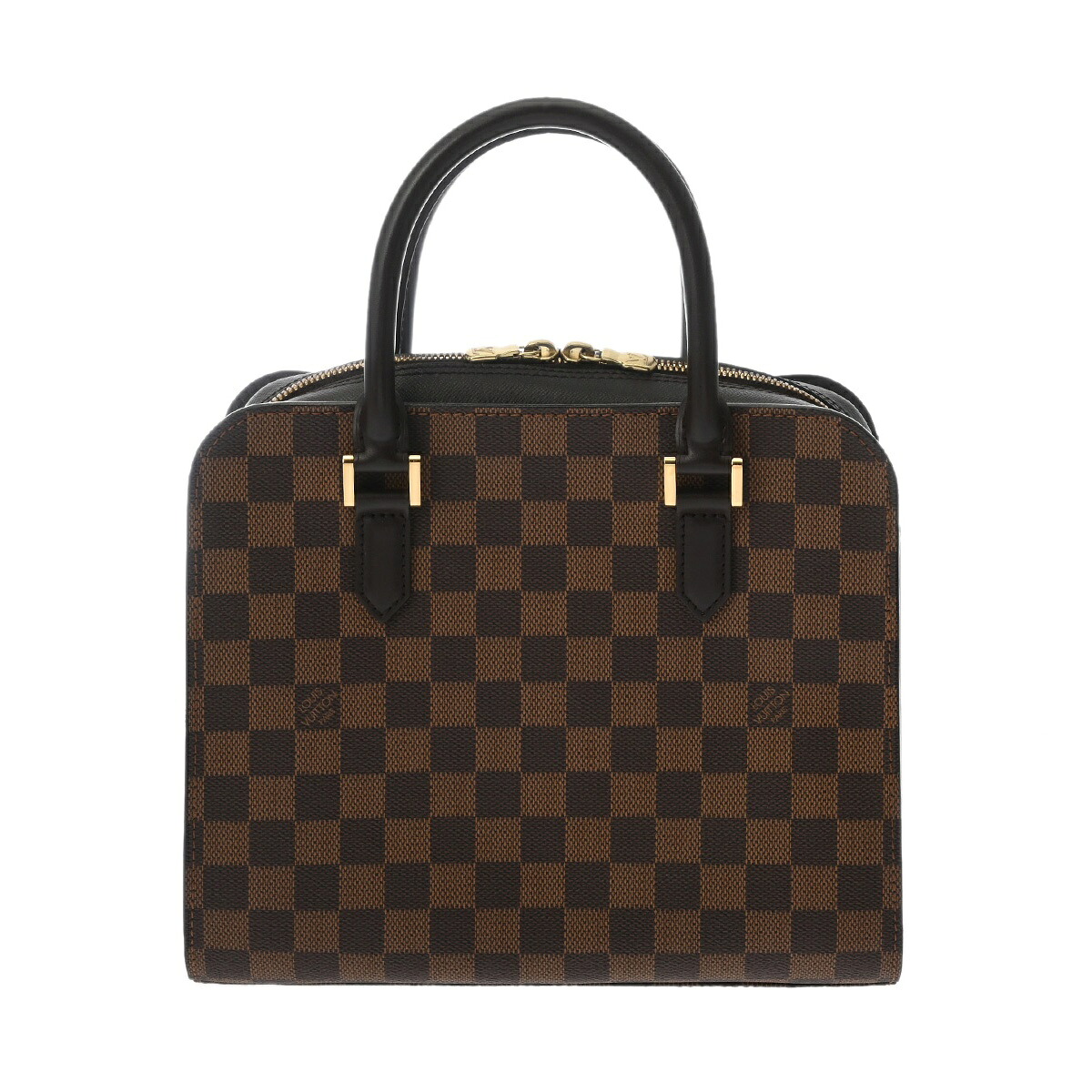 【～7/26 最大5万円クーポン】ルイ ヴィトン LOUIS VUITTON ダミエ トリアナ エベヌ N51155 ダミエキャンバス レディース ハンドバッグ ヴィトンバッグ バック ブランド 【ローン48回払い無金利】【中古】｜ウォッチニアン ブランド品専門店