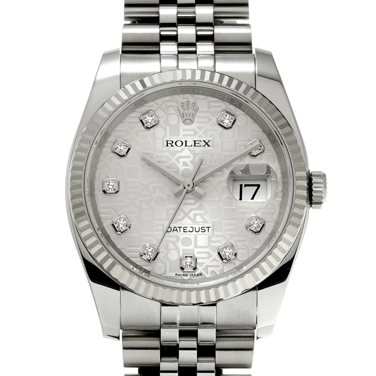 ロレックス ROLEX デイトジャスト 36 116234G ランダムシリアル シルバーコンピュータ/ダイヤモンド メンズ 腕時計 ロレックス 時計 高級腕時計 ブランド 【ローン48回払い無金利】【中古】｜ウォッチニアン ブランド品専門店