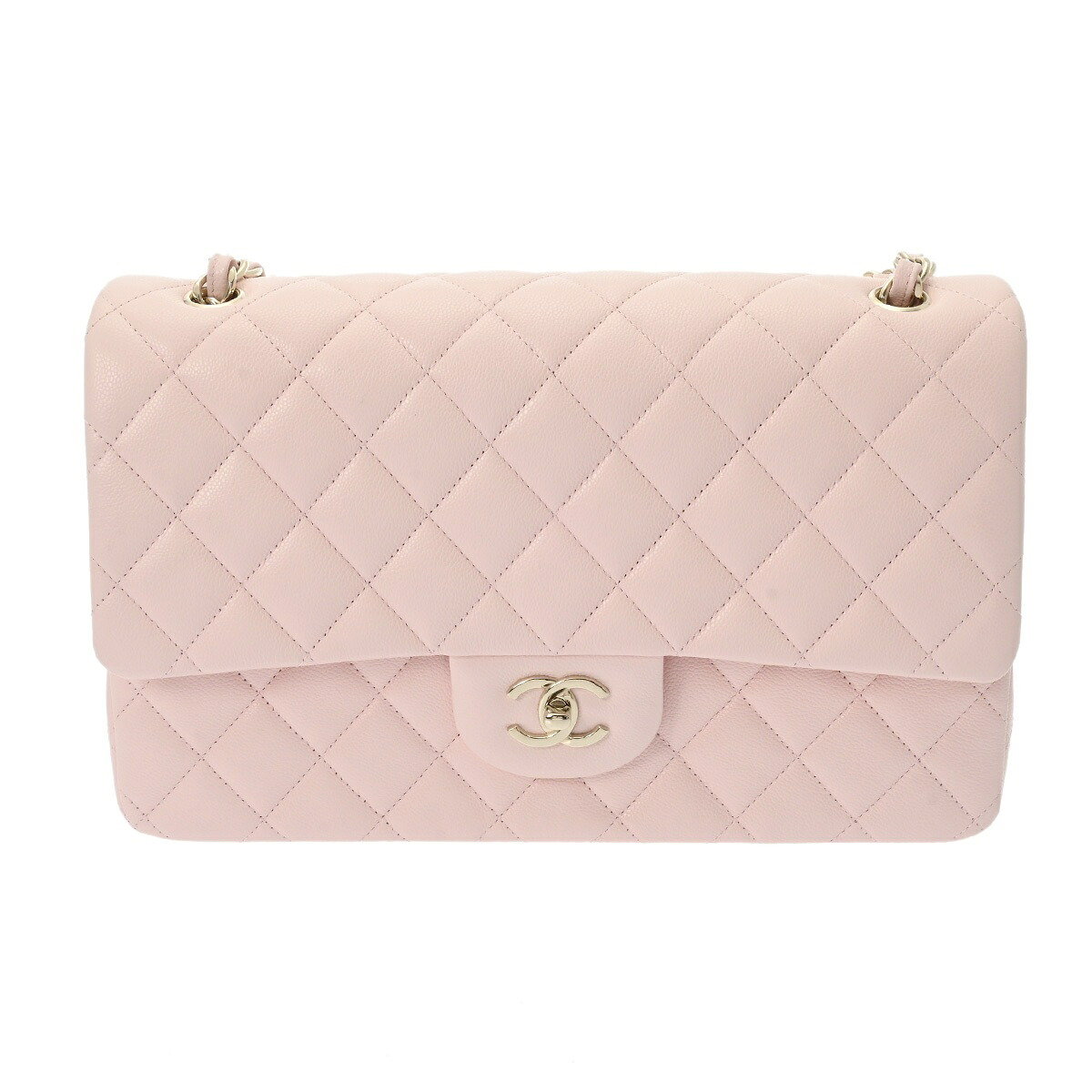 【~7/26 最大5万円クーポン】シャネル CHANEL マトラッセ クラシック ラージ ハンドバッグ ベビーピンク A58600 グレインドカーフスキン レディース ショルダーバッグ chanel シャネル バッグ バック ブランド 【ローン48回払い無金利】【中古】|ウォッチニアン ブランド品専門店