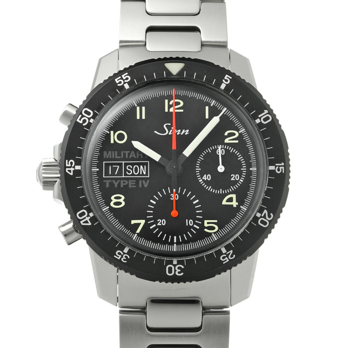 【~7/26 最大5万円クーポン】ジン Sinn MILITARY TYPE IV 103 ブラック メンズ 腕時計 ジン 時計 高級腕時計 ブランド 【ローン48回払い無金利】【中古】|ウォッチニアン ブランド品専門店