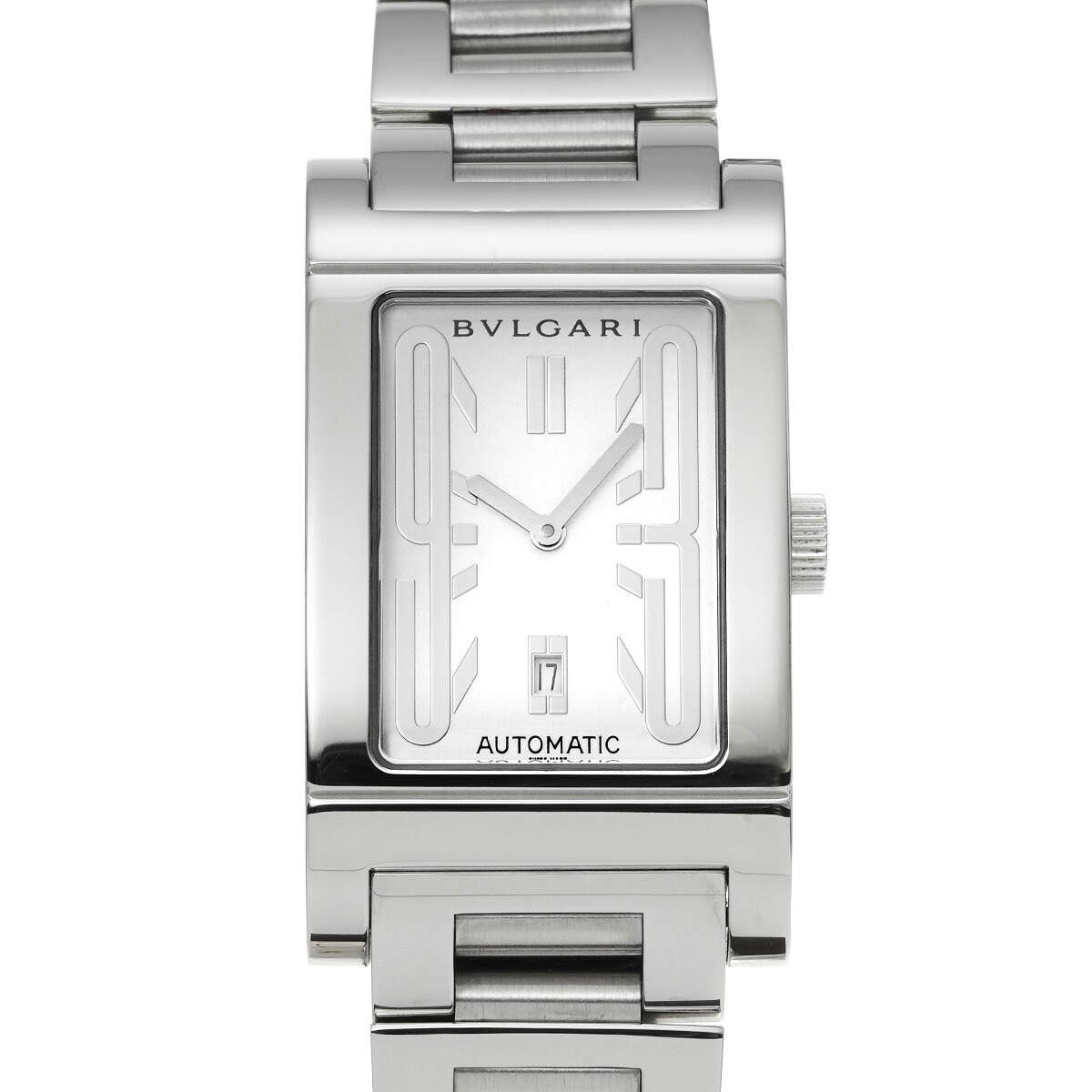 【～7/26 最大5万円クーポン】ブルガリ BVLGARI レッタンゴロ RT45S ホワイト メンズ 腕時計 ブルガリ 時計 高級腕時計 ブランド 【ローン48回払い無金利】【中古】｜ウォッチニアン ブランド品専門店 58,188円