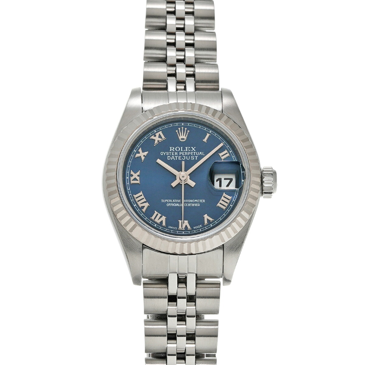 【~7/26 最大5万円クーポン】ロレックス ROLEX デイトジャスト 79174 Y番(2002年頃製造) ブルー レディース 腕時計 ロレックス 時計 高級腕時計 ブランド 【ローン48回払い無金利】【中古】|ウォッチニアン ブランド品専門店
