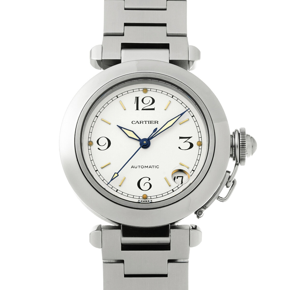 【~7/26 最大5万円クーポン】カルティエ CARTIER パシャC W31015M7 ホワイト ユニセックス 腕時計 カルティエ 時計 高級腕時計 ブランド 【ローン48回払い無金利】【中古】|ウォッチニアン ブランド品専門店