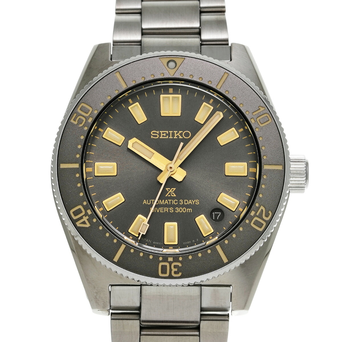 【～7/26 最大5万円クーポン】セイコー SEIKO プロスペックス メカニカルダイバーズ 1965 ヘリテージ スペシャルエディション SBDC199 チャコールグレー メンズ 腕時計 セイコー 時計 高級腕時計 ブランド 【ローン48回払い無金利】【中古】｜ウォッチニアン ブランド品専門店