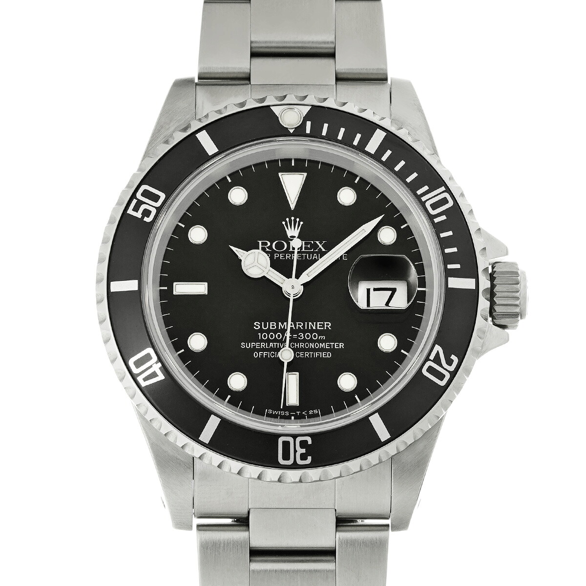 ロレックス ROLEX サブマリーナ デイト 16610 U番(1997年頃製造) ブラック メンズ 腕時計 ロレックス 時計 高級腕時計 ブランド 【ローン48回払い無金利】【中古】|ウォッチニアン ブランド品専門店