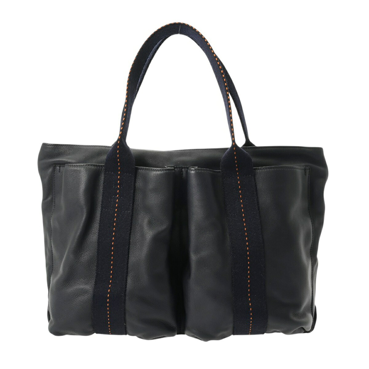 エルメス HERMES キャラバン ホリゾンタル MM ネイビー レザー レディース 2WAYバッグ エルメス バッグ バック ブランド 【ローン48回払い無金利】【中古】｜ウォッチニアン ブランド品専門店