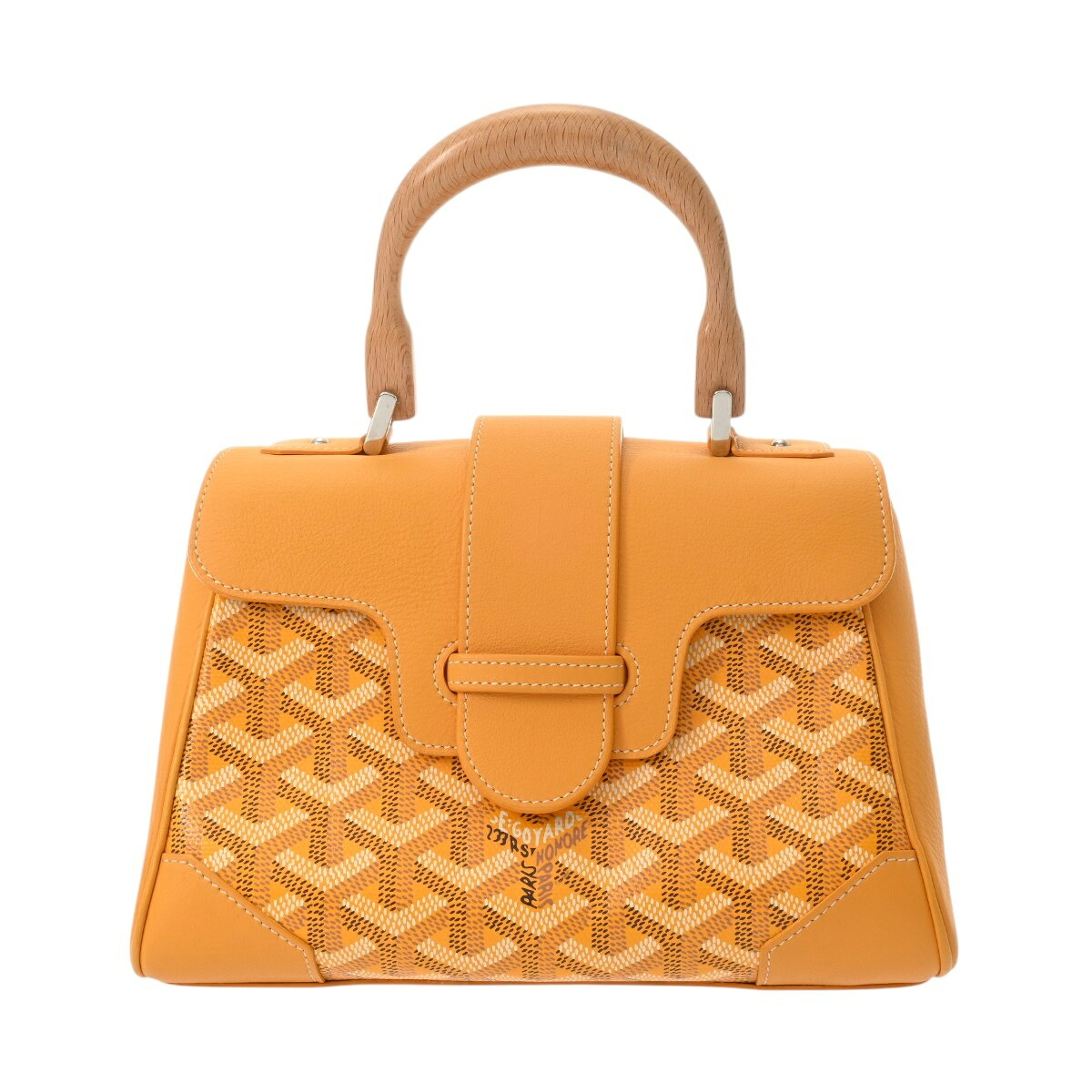 【~7/26 最大5万円クーポン】ゴヤール GOYARD サイゴン ミニ イエロー ゴヤールディンキャンバス/シュヴロッシュカーフ ユニセックス 2WAYバッグ ゴヤール 2WAYバッグ バック ブランド 【ローン48回払い無金利】【中古】|ウォッチニアン ブランド品専門店
