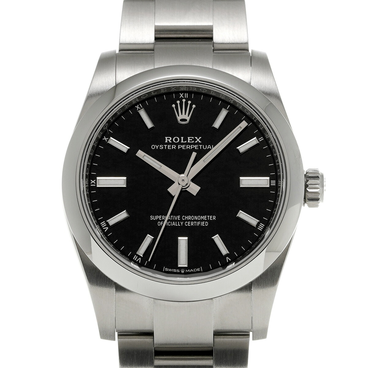 【~7/26 最大5万円クーポン】ロレックス ROLEX オイスターパーペチュアル 34 124200 ランダムシリアル ブラック ユニセックス 腕時計 ロレックス 時計 高級腕時計 ブランド 【ローン48回払い無金利】【中古】|ウォッチニアン ブランド品専門店
