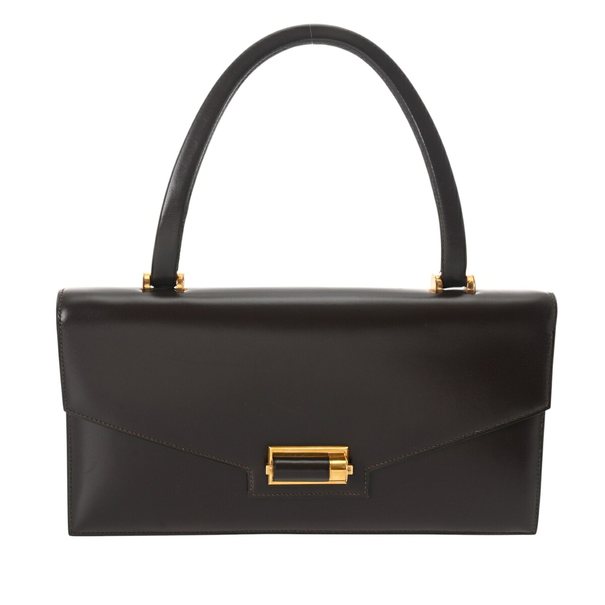 【～7/26 最大5万円クーポン】エルメス HERMES ハンドバッグ ブラウン ボックスカーフ レディース ハンドバッグ エルメス ピコタン バック ブランド 【ローン48回払い無金利】【中古】｜ウォッチニアン ブランド品専門店