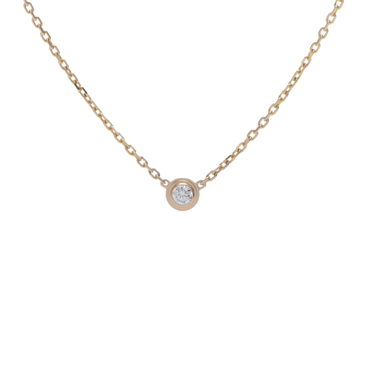 【~7/26 最大5万円クーポン】カルティエ CARTIER ダムール ネックレス XS K18イエローゴールド YG ダイヤモンド レディース ネックレス カルティエ 【ローン48回払い無金利】【中古】|ウォッチニアン ブランド品専門店