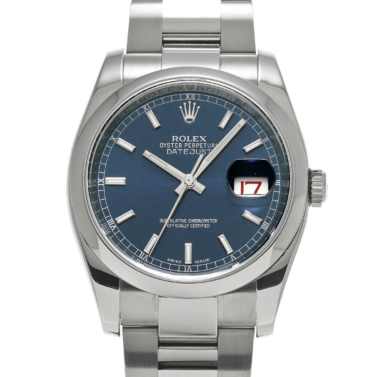 ロレックス ROLEX デイトジャスト 116200 ランダムシリアル ブルー メンズ 腕時計 ロレックス 時計 高級腕時計 ブランド 【ローン48回払い無金利】【中古】|ウォッチニアン ブランド品専門店